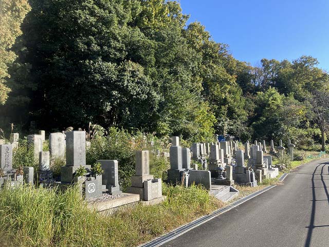魚橋墓地（高砂市）のお墓