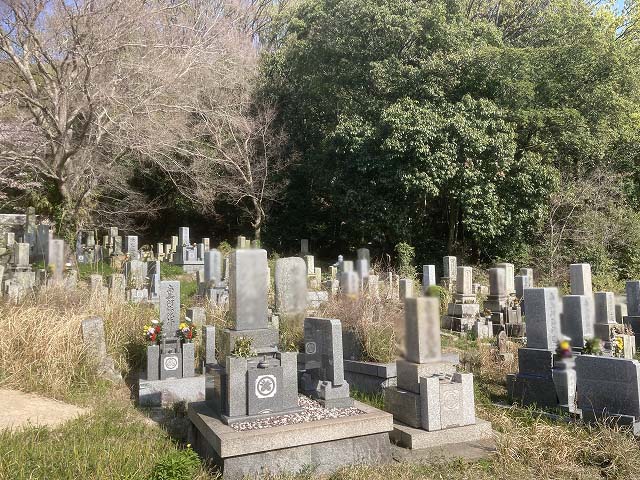 魚橋墓地（高砂市）のお墓