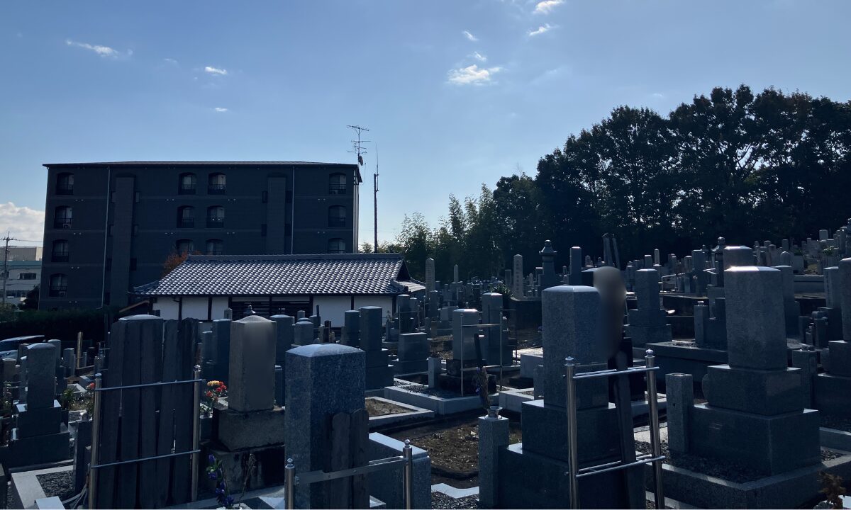寺戸町南墓地（向日町）納骨手伝い