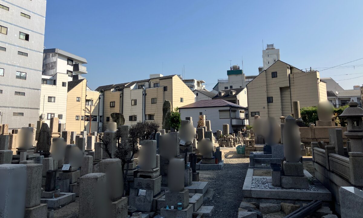 大阪市設千躰霊園（大阪市淀川区）納骨手伝い