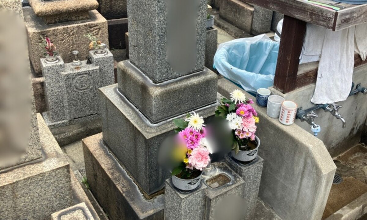 今福墓地(大阪市城東区)お墓のリフォーム
戒名彫刻