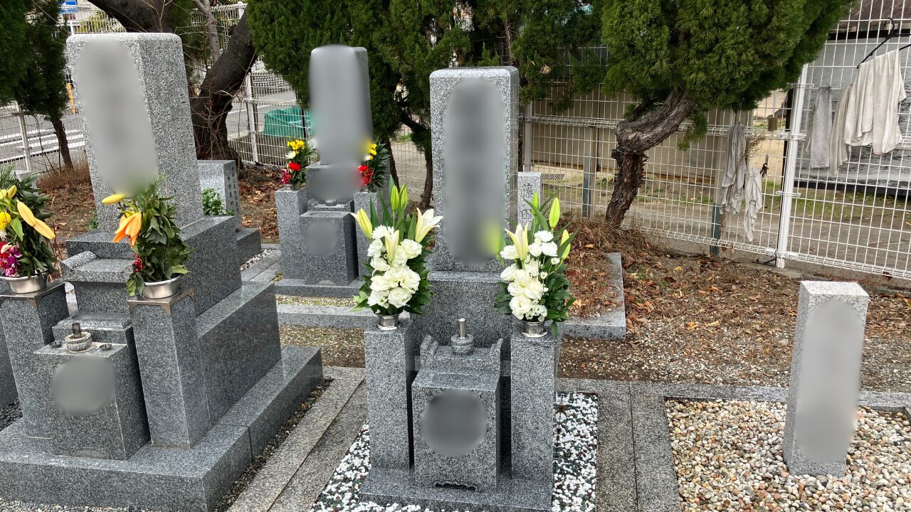 今林霊園（東住吉区）お墓の建立　開眼式のお手伝い