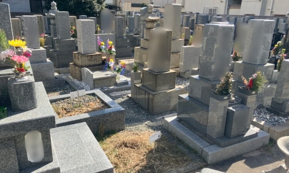 安立霊園（大阪市住之江区）お墓の建立　大阪石材