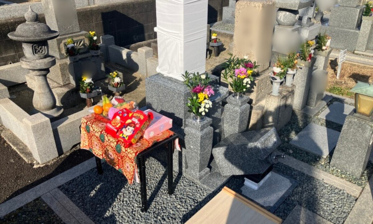 百舌鳥共同墓地（堺市北区）開眼式　大阪石材