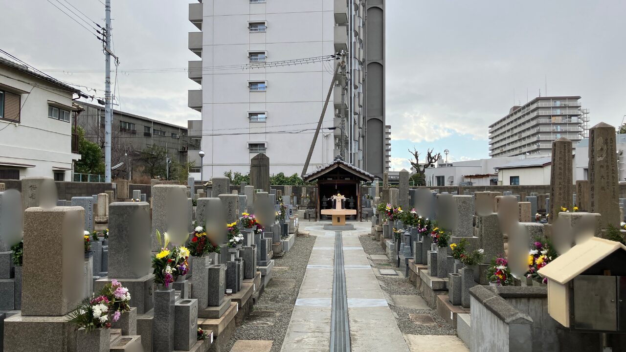 佃墓地（大阪市西淀川区）お墓じまい