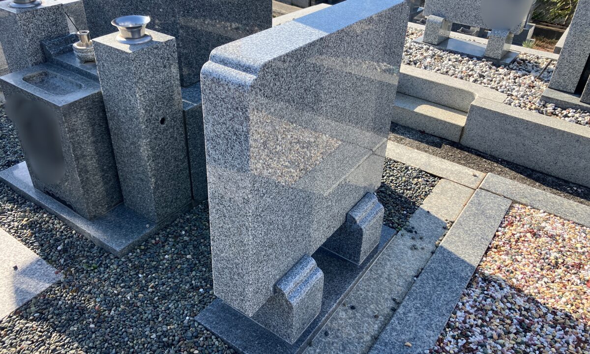 国府河上頭墓地(和泉市)霊標追加 大阪石材