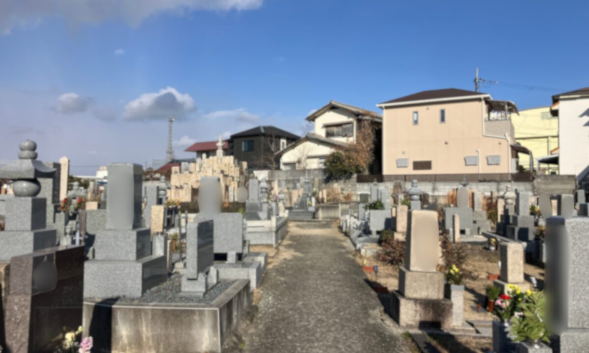 国府河上頭墓地(和泉市)霊標追加 大阪石材