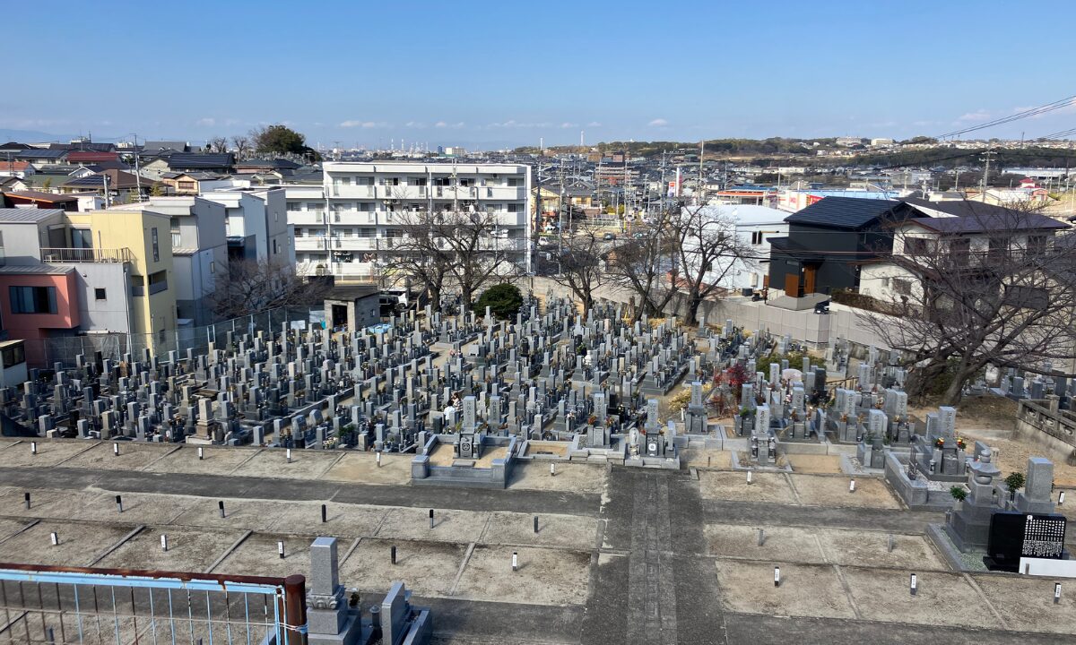 和泉市設和泉墓苑 納骨式のお手伝い 大阪石材和泉店
