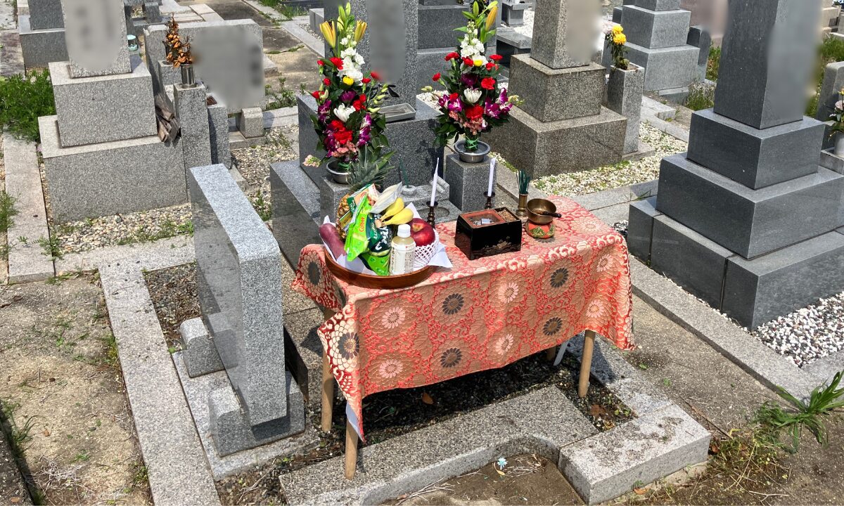 極楽寺共同墓地（斑鳩）お墓じまい　お性根抜き　大阪石材