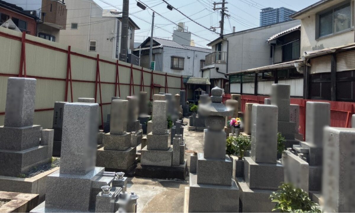 十三墓地(大阪市淀川区)戒名彫刻 大阪石材