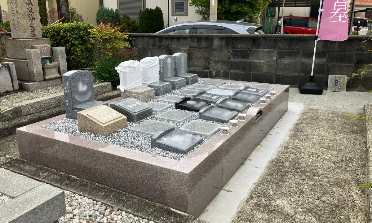 土行山墓地（茨木市）小越永代墓　永代供養　大阪石材高槻店