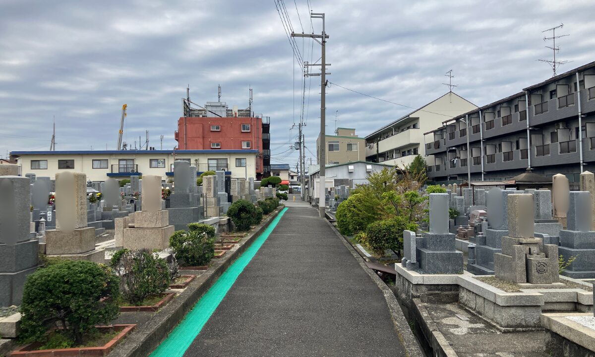 高川田墓地（高槻市）追加彫刻　大阪石材高槻店