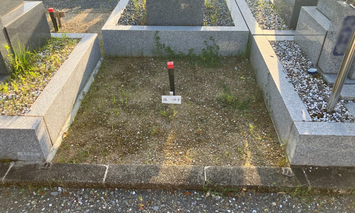 泉佐野市公園墓地（ダンバラ墓地）募集区画　写真　大阪石材和泉店
