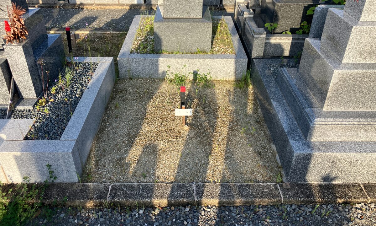 泉佐野市公園墓地（ダンバラ墓地）募集区画　写真　大阪石材和泉店