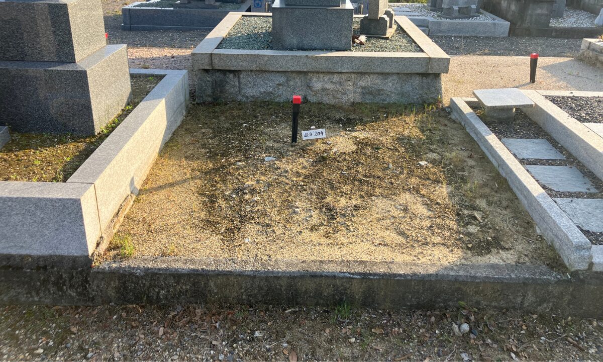 泉佐野市公園墓地（ダンバラ墓地）募集区画　写真　大阪石材和泉店