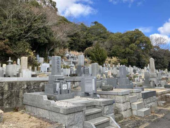 作用岡山墓地（揖保郡太子町）のお墓