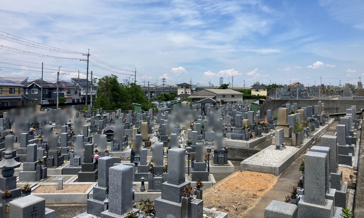 西信達四区墓地（泉南市）戒名彫刻　大阪石材和泉店
