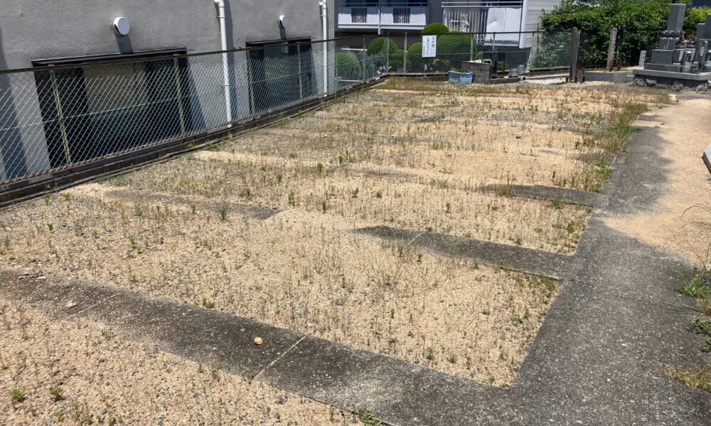 国府河上頭墓地（和泉市）空き墓地　大阪石材