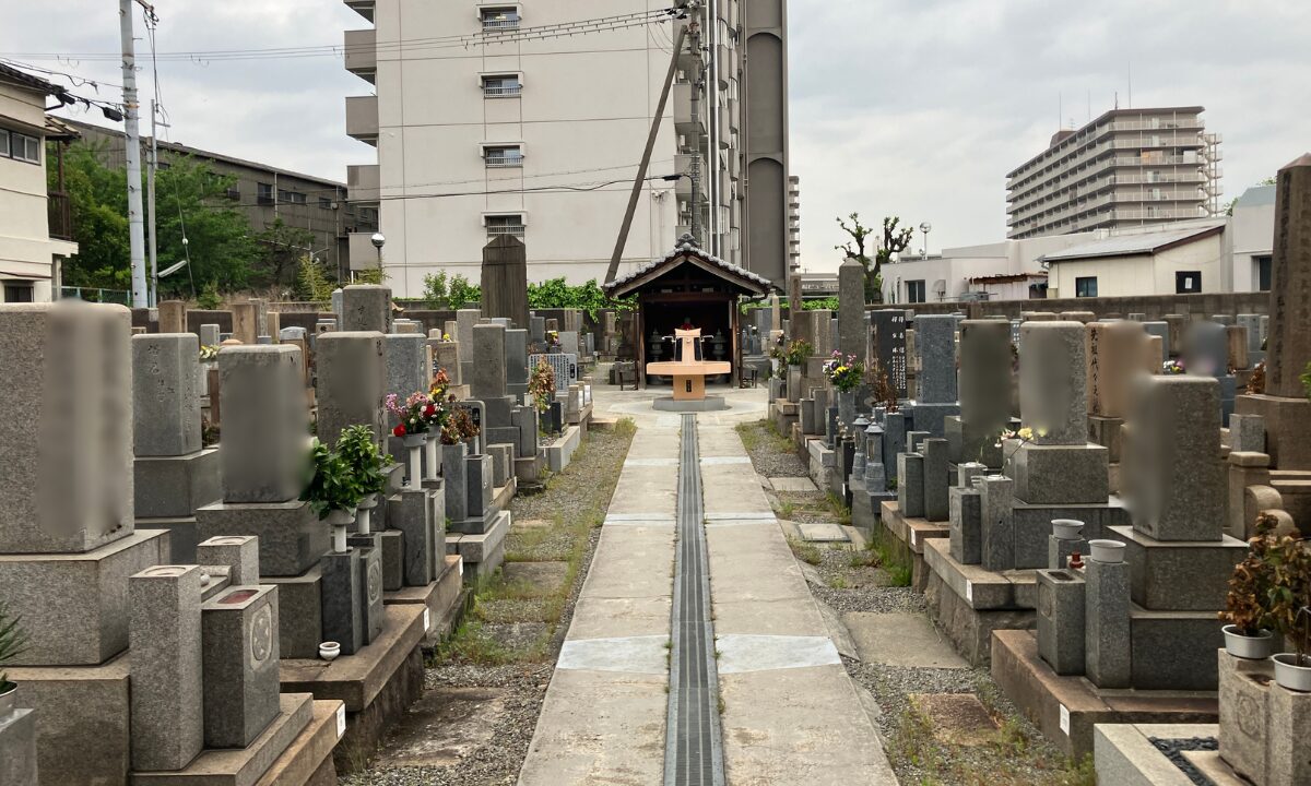 佃霊園　納骨のお手伝い　大阪石材