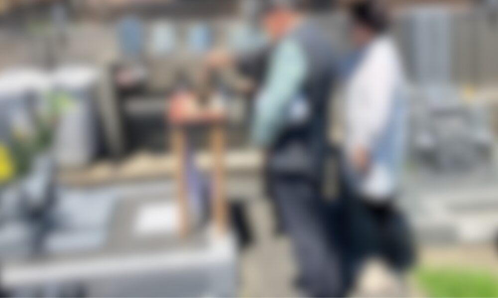 苅田墓地(大阪市住吉区)開眼式のお手伝い 大阪石材
