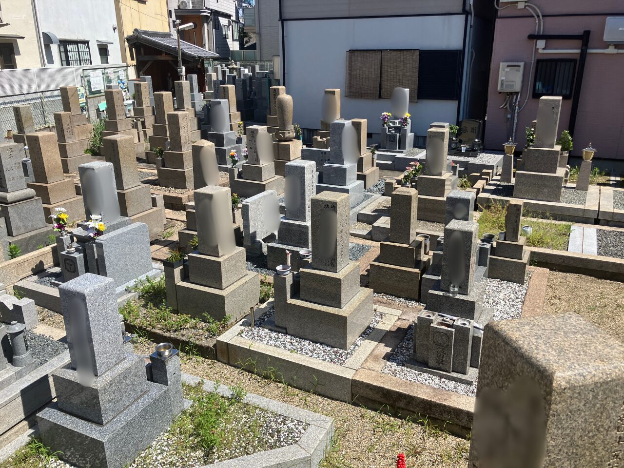 森河内本郷墓地(東大阪市)戒名彫刻 大阪石材