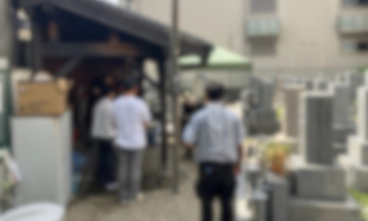 森河内本郷墓地(東大阪市)お墓の建立 開眼式のお手伝い 大阪石材
