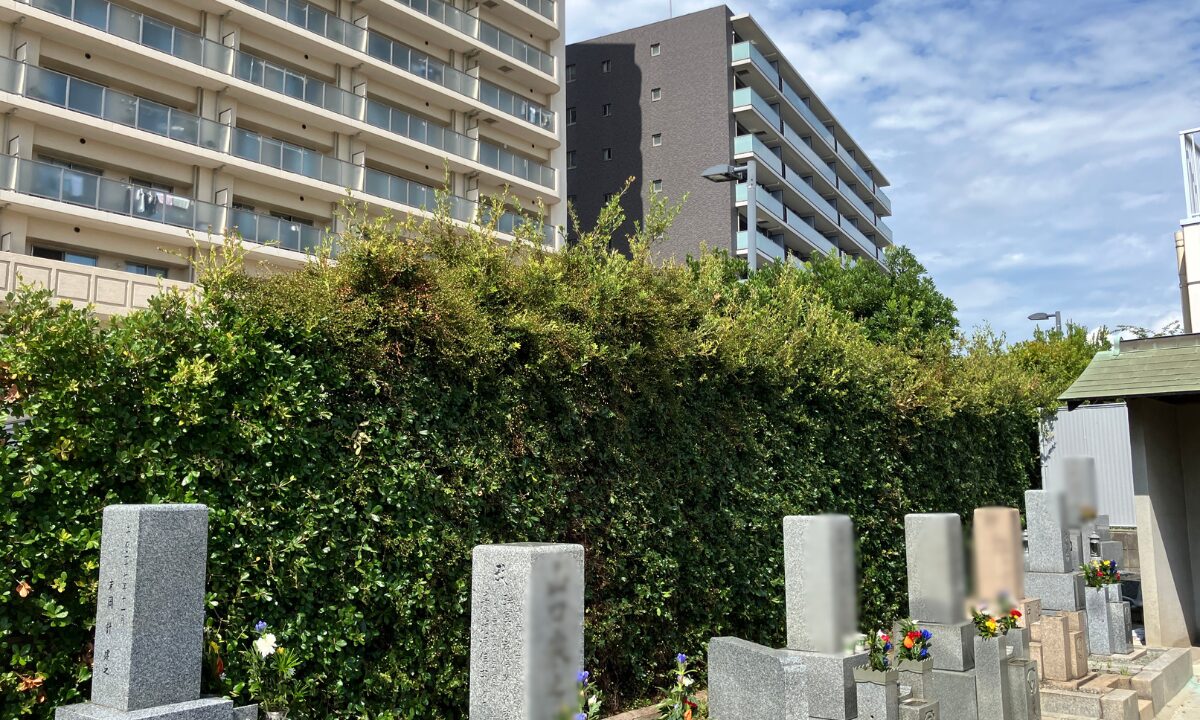 小坂合墓地(八尾市)墓地清掃 大阪石材