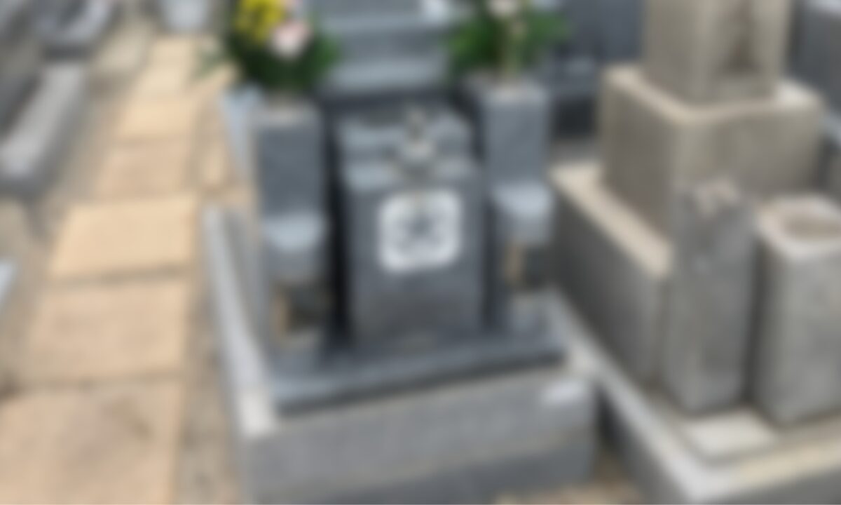 稲田墓地（東大阪市）納骨手伝い　大阪石材