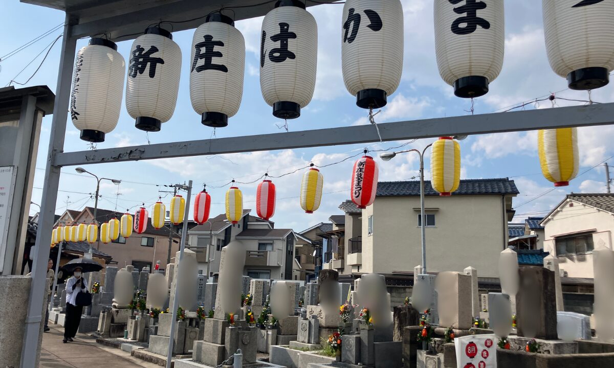新庄墓地(東大阪市)戒名彫刻 大阪石材