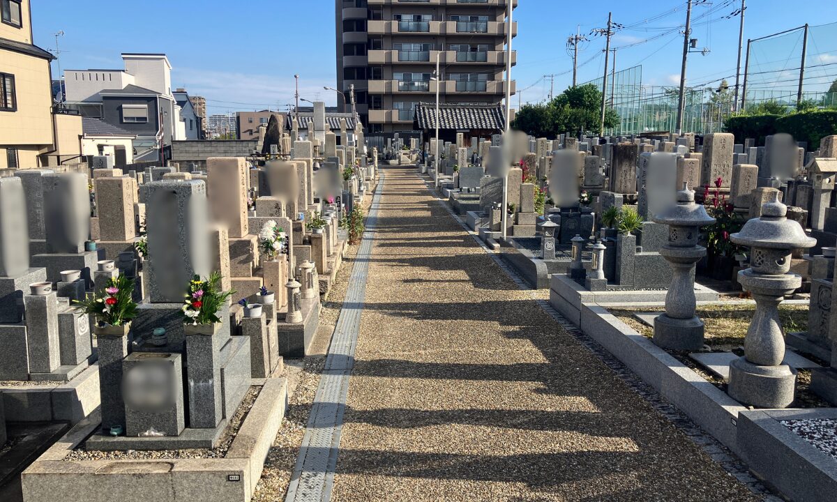吉田墓地(東大阪市)お墓の建立確認 大阪石材