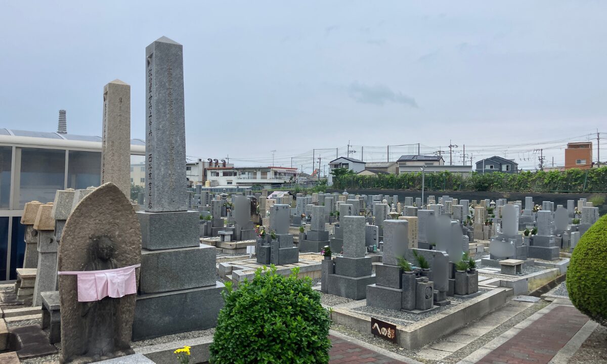 植附・芝墓地(東大阪市)戒名彫刻 大阪石材