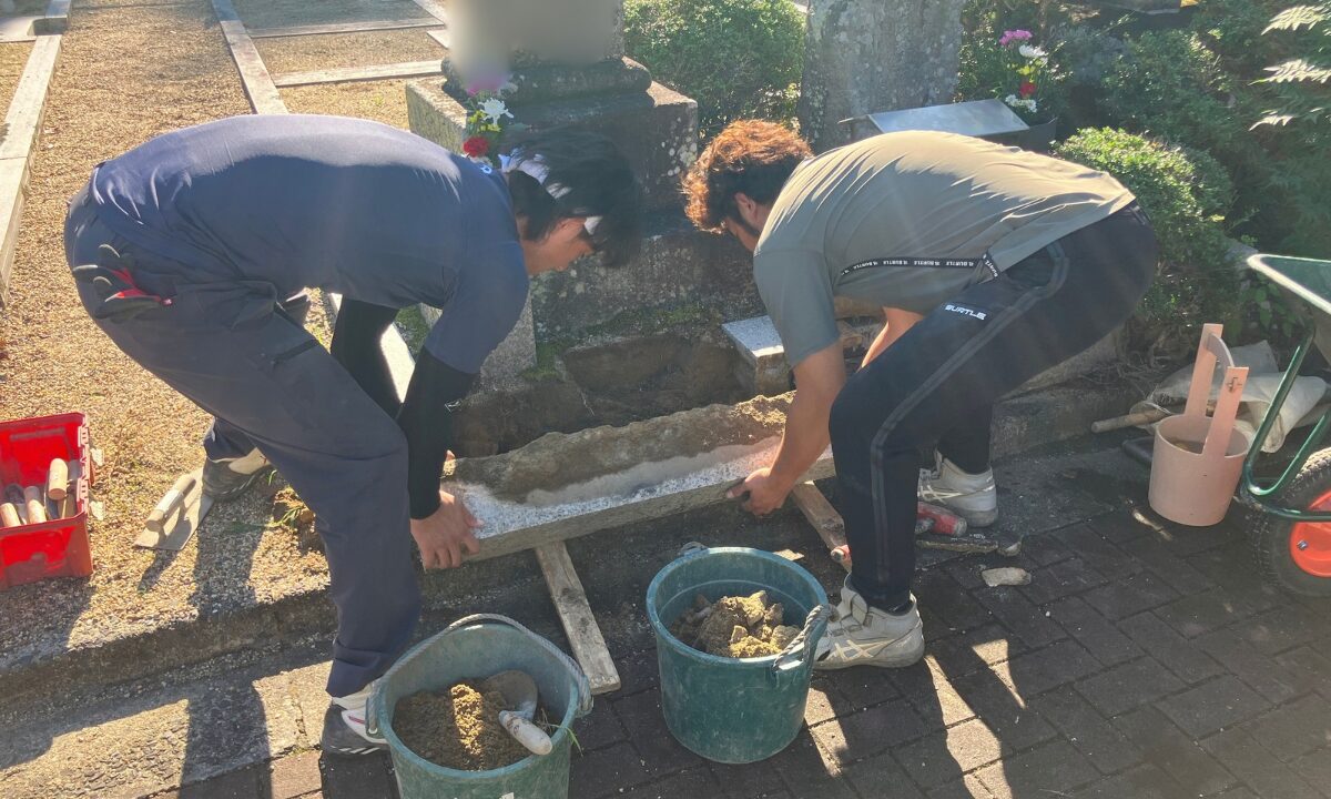 池之端東墓地(東大阪市)お墓のリフォーム 大阪石材