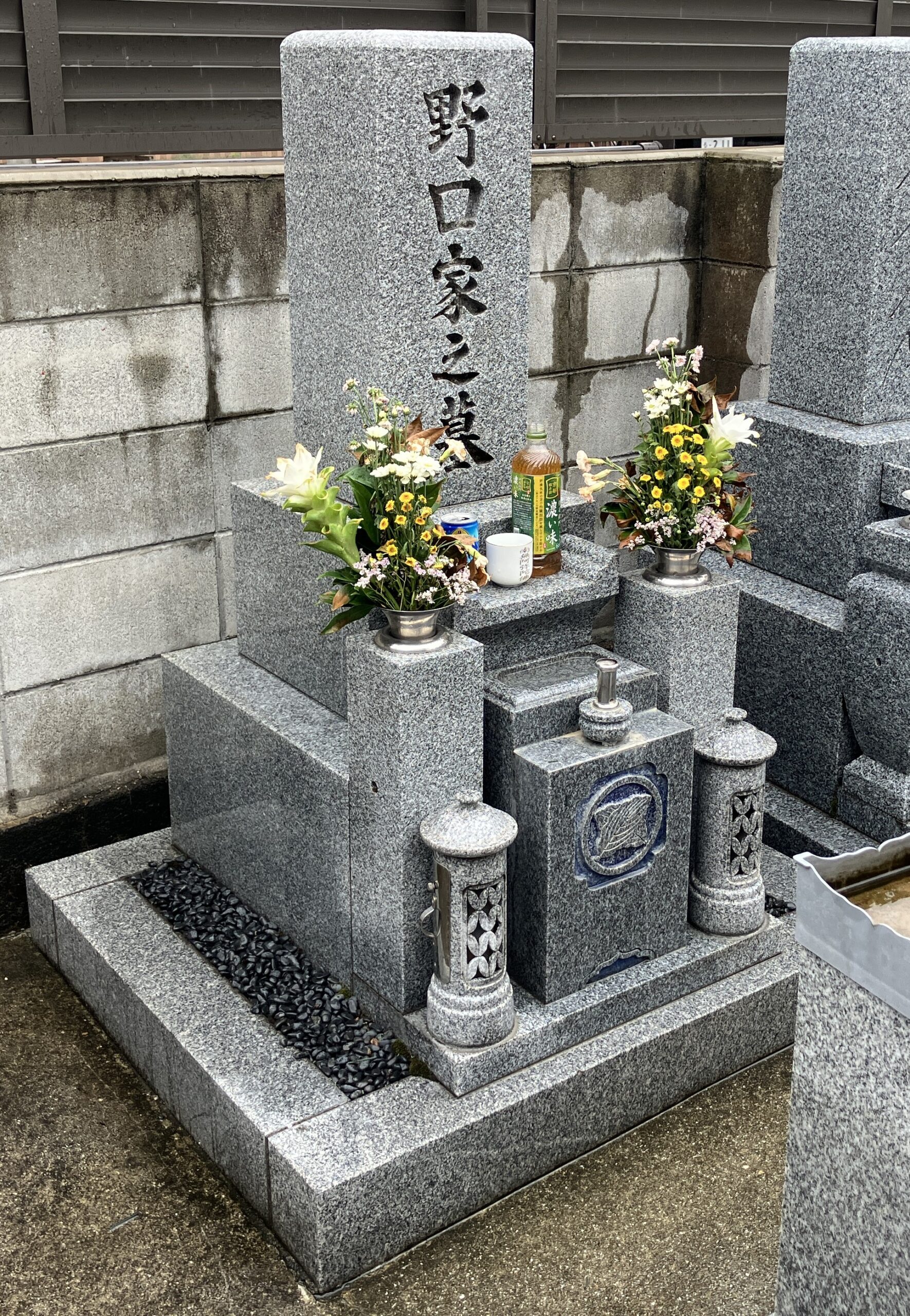 別所霊園で文字の彫刻をさせていただきました（野口様）の写真