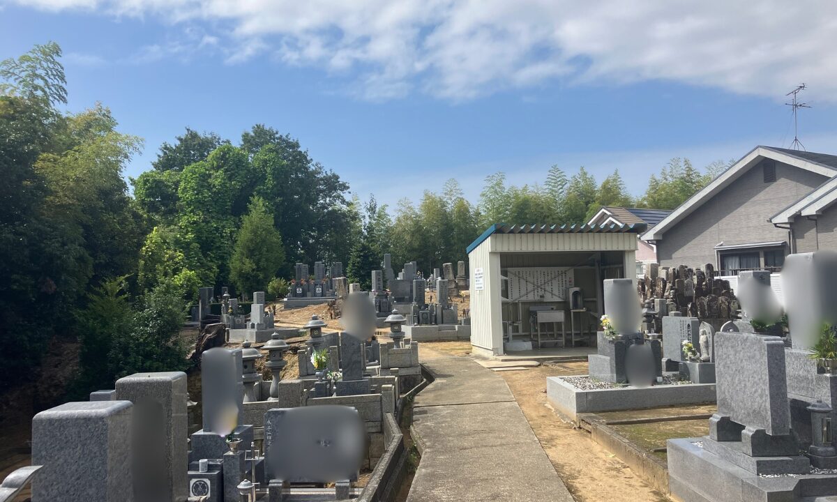 寺田町墓地(和泉市)戒名彫刻 額面彫り 大阪石材